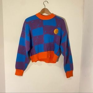 Smiley Face knit sweater